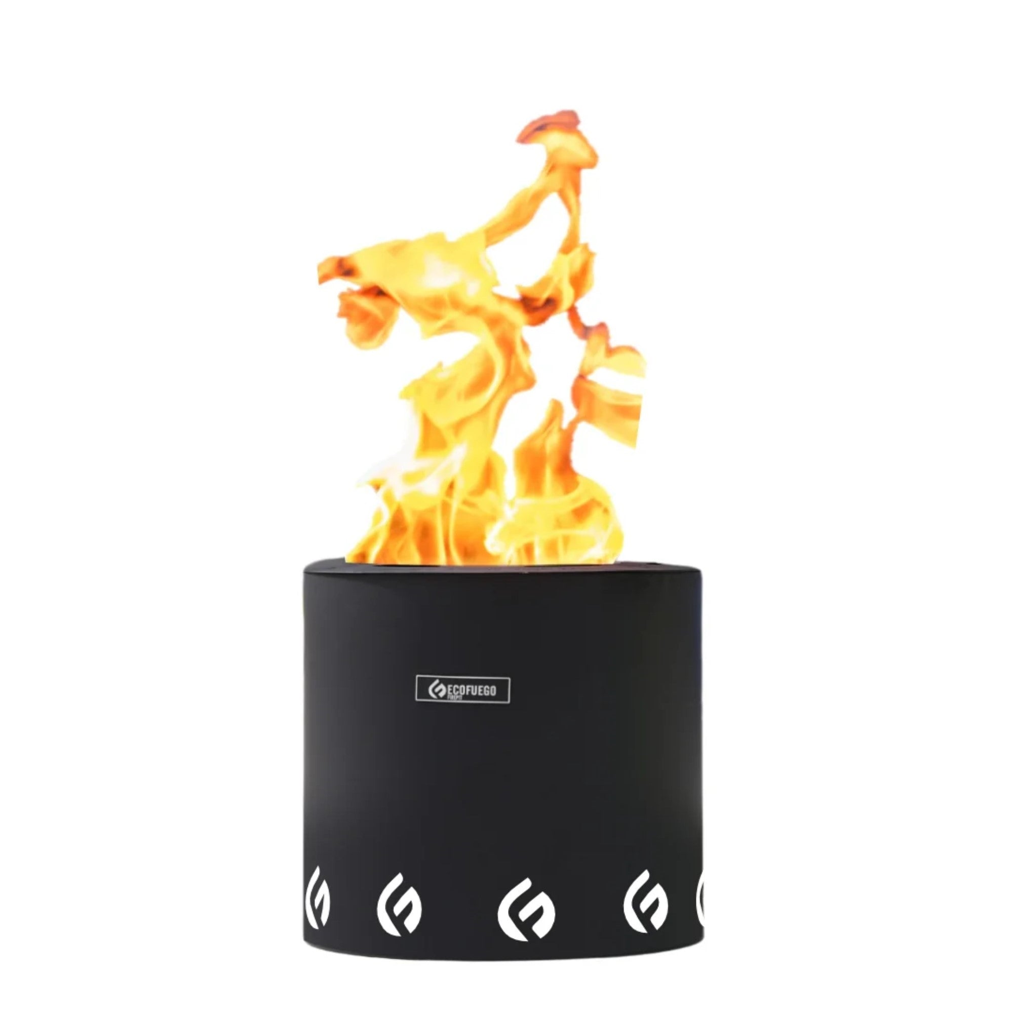 El Campo Portable Wax-Burning Fire Pit – Clean-Burning, No-Wood Fuel with 8-Hour Wax Refill – Compact and Durable for Camping, Travel, and Outdoor Use – Black Steel Finish